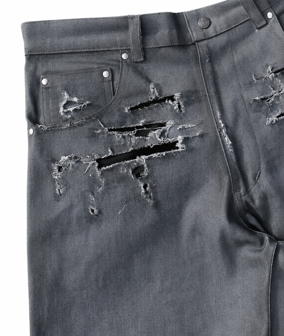 DISTRESSED DENIM JEANS ( DARK VERSION)