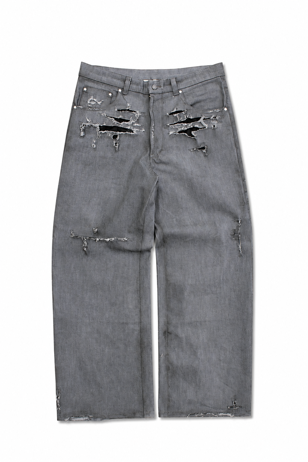 DISTRESSED DENIM JEANS ( DARK VERSION)